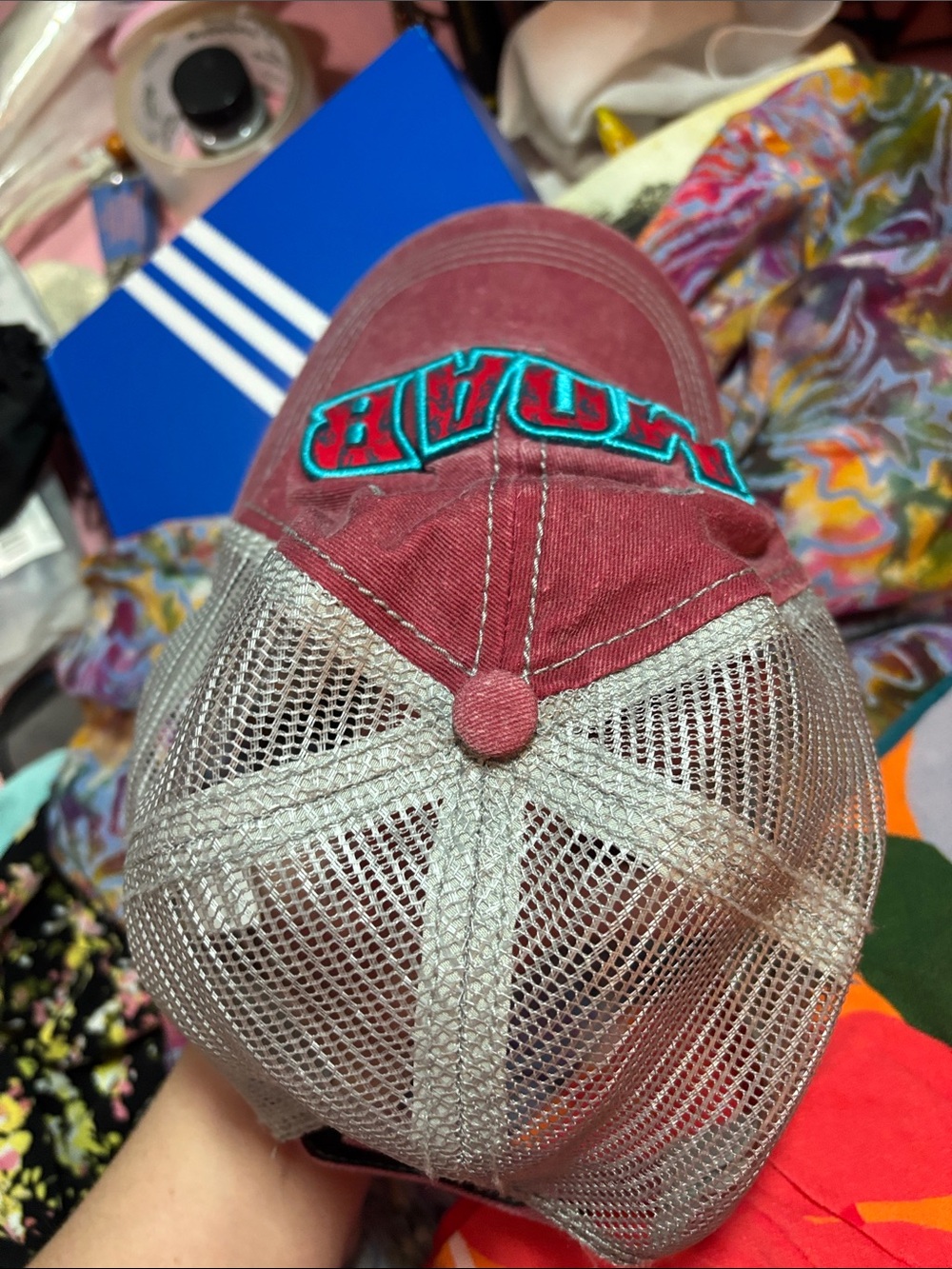 MOAB Red Mesh-Back Baseball Cap - Picture 4 of 4
